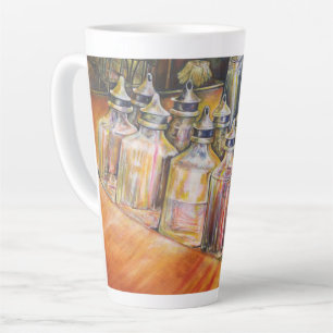 Ideography of Golden Light Latte Mug