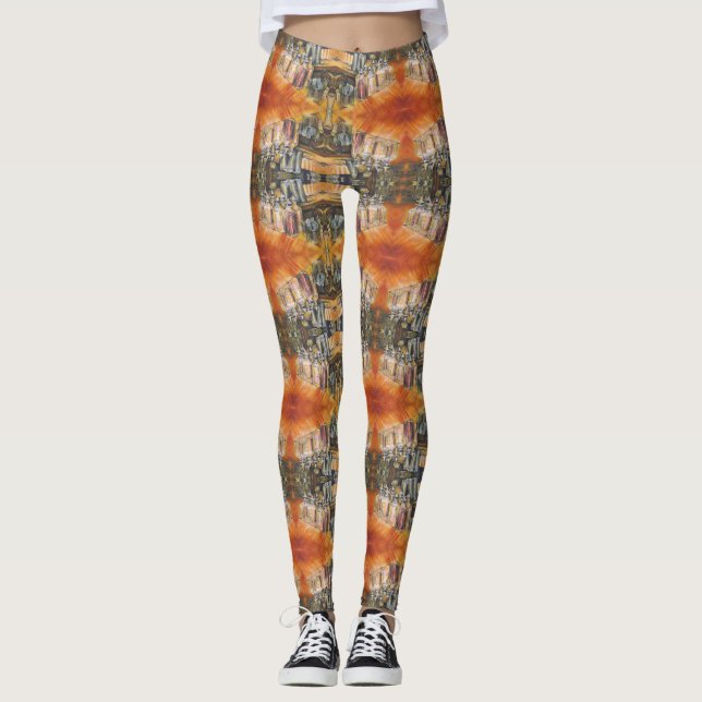 Ideography of Golden Light Leggings (Front)