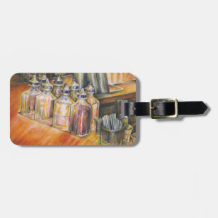 Ideography of Golden Light Luggage Tag