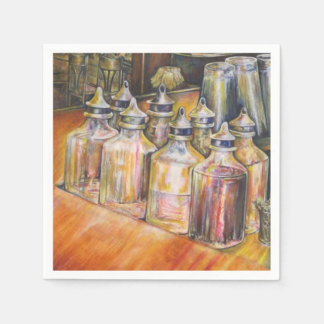 Ideography of Golden Light Napkin (Front)