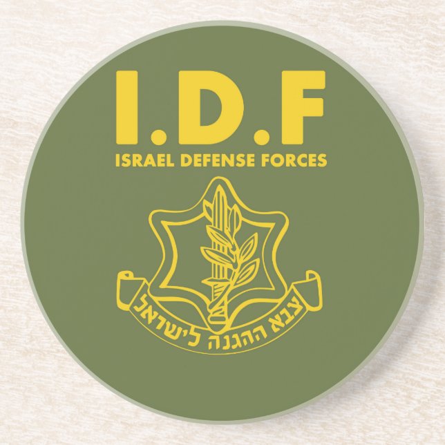 IDF Israel Defence Forces - ENG Coaster (Front)