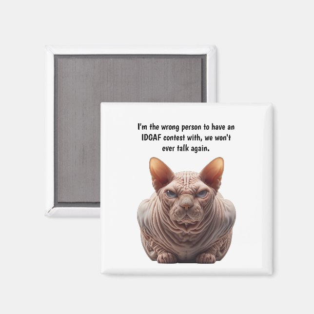 IDGAF  MAGNET (Front/Back)