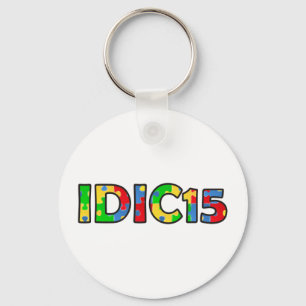 IDIC15 Keychain Multicolor Puzzle