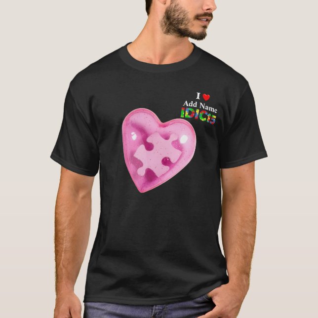 IDIC15 Mens Shirt Pink Heart Customise (Front)