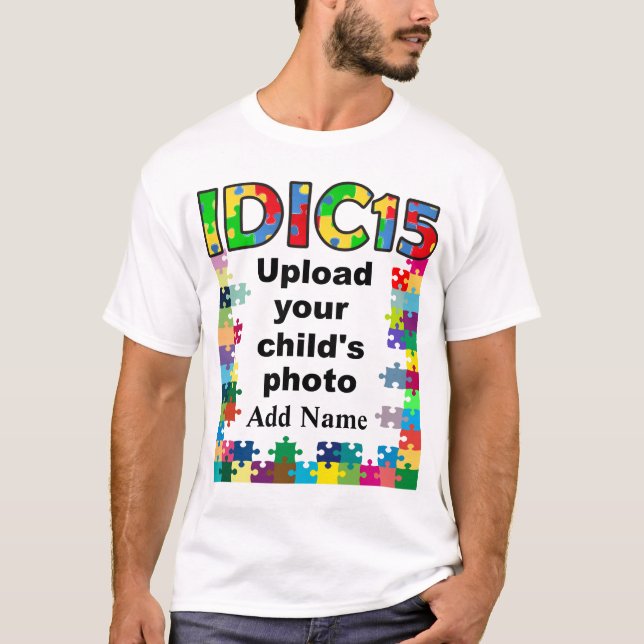 IDIC15 Mens Shirt Puzzle Frame Customise (Front)