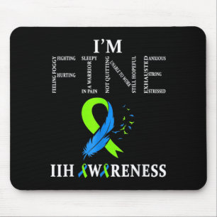 Idiopathic Intracranial Hypertension Awareness Iih Mouse Mat