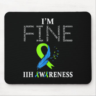 Idiopathic Intracranial Hypertension Awareness Iih Mouse Mat
