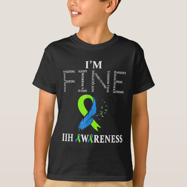 Idiopathic Intracranial Hypertension Awareness Iih T-Shirt (Front)