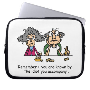 Idiot Company Laptop Sleeve