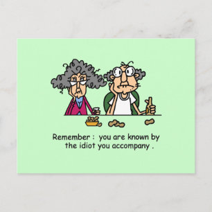 Idiot Company Postcard