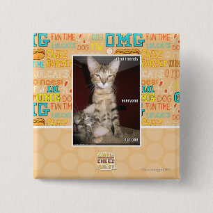 Idiot Friends 15 Cm Square Badge