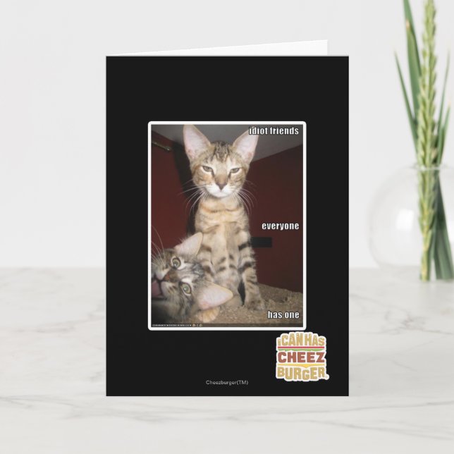 Idiot Friends Card (Front)