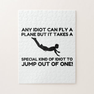 IDIOT SKYDIVING JIGSAW PUZZLE