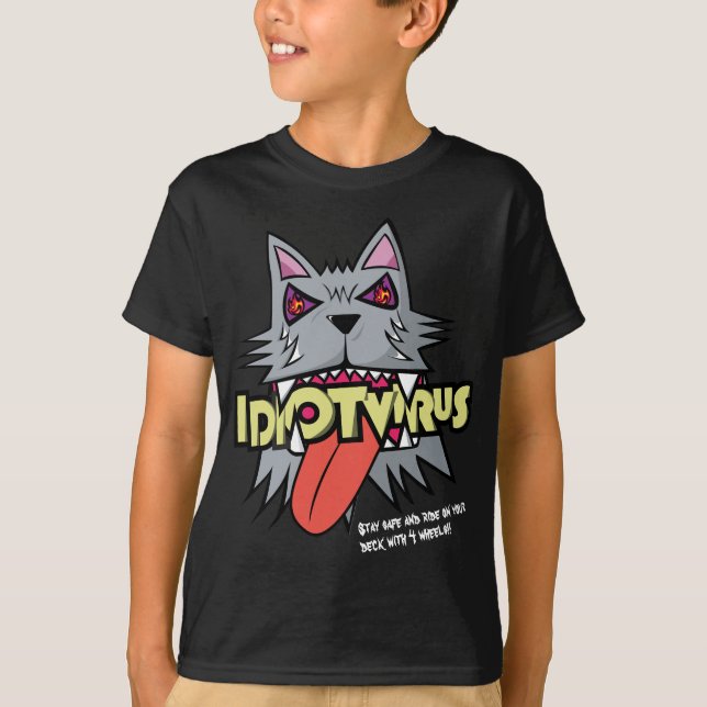 IDIOT VIRUS ONEIGHTH Tokyo Original T-Shirt (Front)