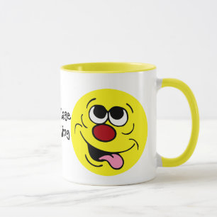 Idiotic Face Grumpey Mug