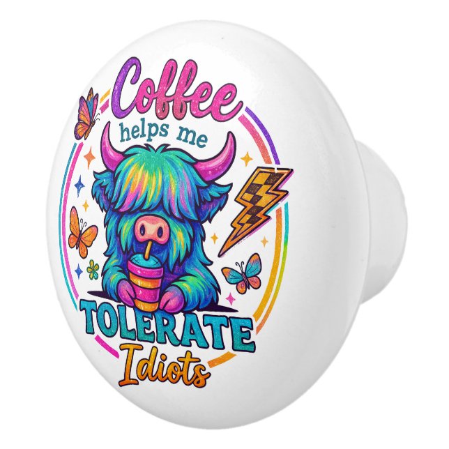 Idiots Ceramic Knob (Right)