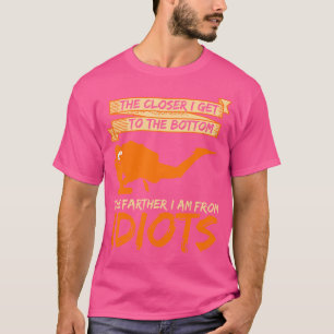 Idiots Wet Suit Fins Snorkelling Scuba Diving T-Shirt
