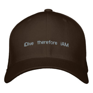 iDive therefore iAM Embroidered Hat