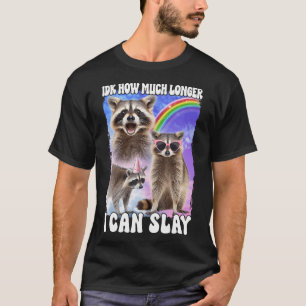Idk How Much Longer I Can Slay Racoon T-Shirt