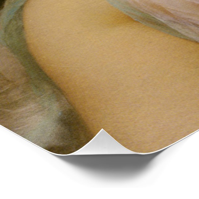 Idle Moments by John William Godward Poster (Corner)