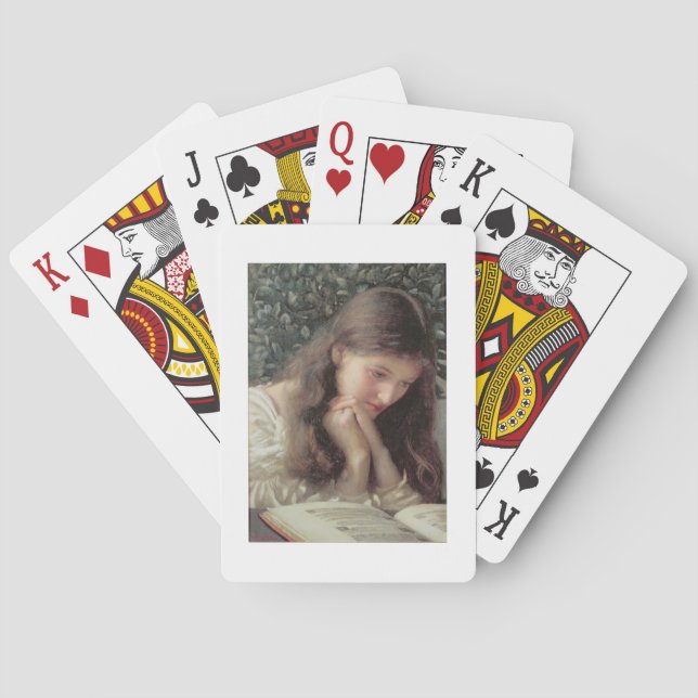 Idle Tears (w/c on paper) Playing Cards (Back)