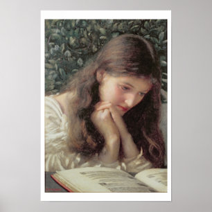 Idle Tears (w/c on paper) Poster