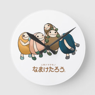 idle wax round clock