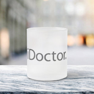 iDoctor Frosted Glass Coffee Mug