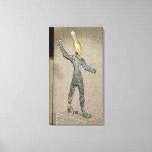 Idol of the god Baal, from Ugarit, Syria Canvas Print