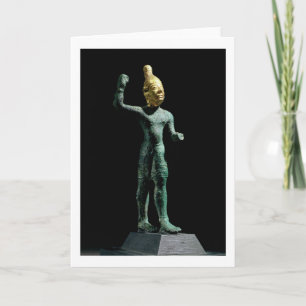 Idol of the storm god Baal, from Syria, Bronze Age Card