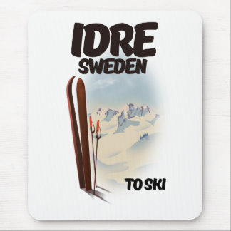 Idre Sweden to ski Mouse Mat