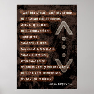 idris koçovali /çukur/ Family Poster