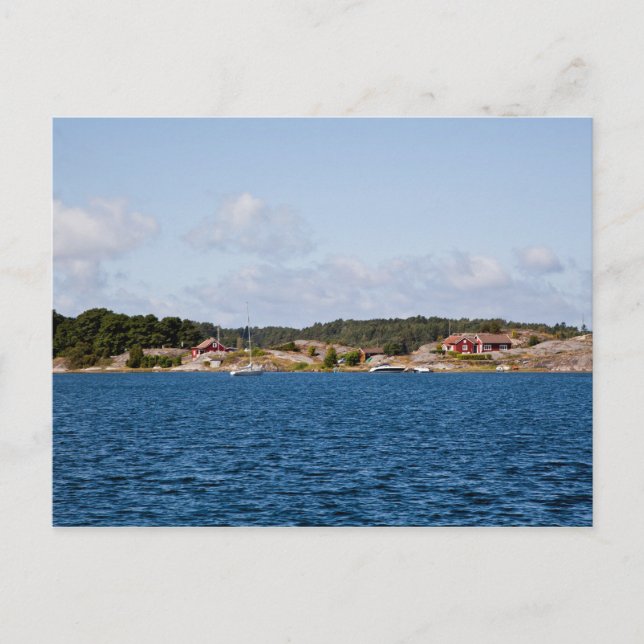 Idyllic coast landscape postcard (Front)