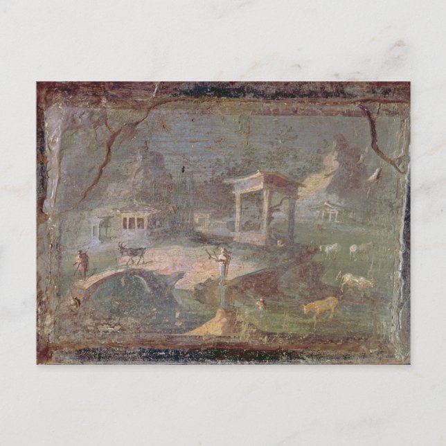 Idyllic Landscape, from Herculaneum, Postcard (Front)