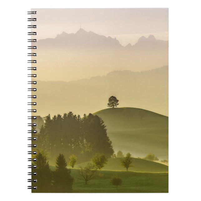 Idyllic Landscape | Switzerland, Säntis Notebook (Front)