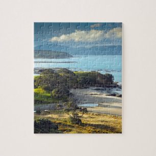 Idyllic New Zealand beach and coastline Jigsaw Puzzle