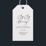 Idyllic Stylish Sip Sip Hooray Bridal Shower  Gift Tags<br><div class="desc">These idyllic stylish sip sip hooray bridal shower gift tags are perfect for a modern wedding shower. The simple and elegant design features classic and fancy script typography in black and white.</div>