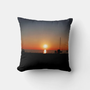 Idyllic Sunset Nature Photography Cushion