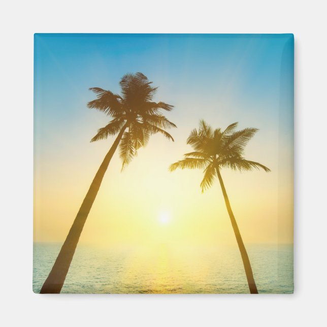 Idyllic Tropical Heaven Magnet (Front)