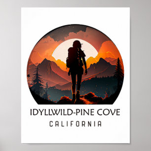 Idyllwild Pine Cove Hiking Outdoors Souvenir 1  Poster