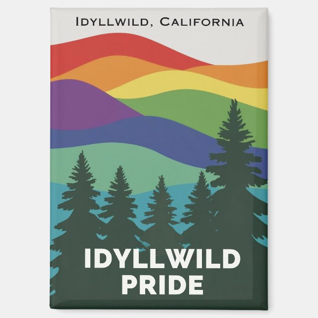 Idyllwild Pride Magnet (Front)