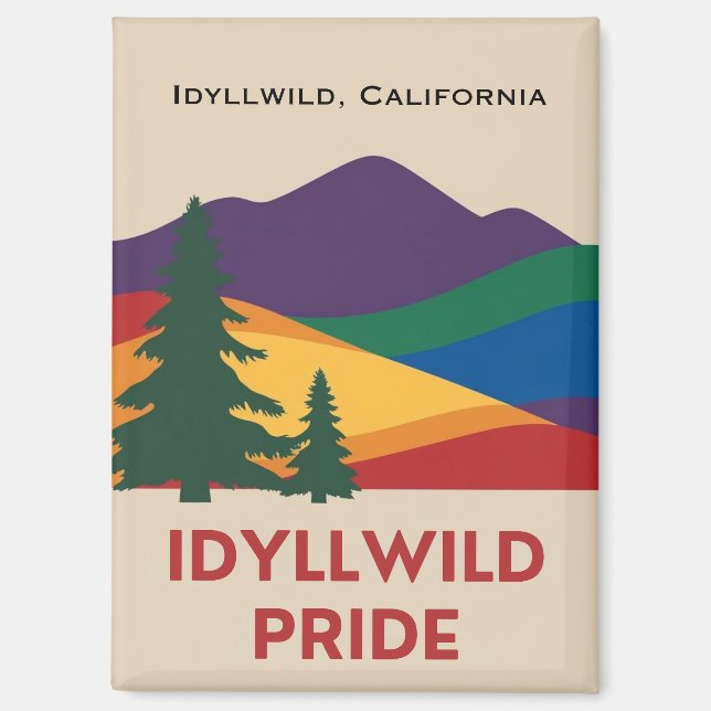 Idyllwild Pride Magnet (Front)