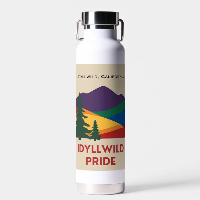 Idyllwild Pride Water Bottle (Front)