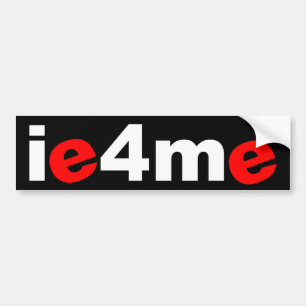 ie4me bumper sticker
