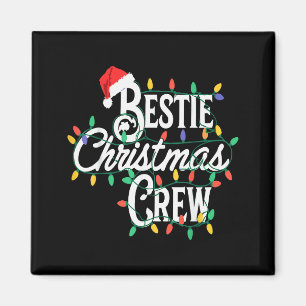 Ie Christmas Crew Funny Friend Matching Friends  Magnet