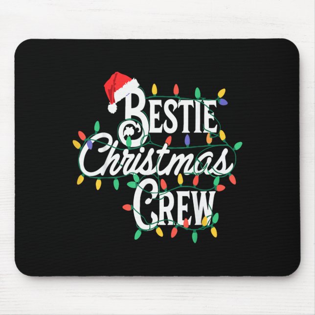 Ie Christmas Crew Funny Friend Matching Friends  Mouse Mat (Front)