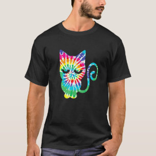 Ie Dye Cat A Cute Cat For Cat Ie Dye Cat T-Shirt