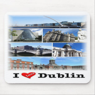 IE Ireland - Dublin - I Love - Mouse Mat