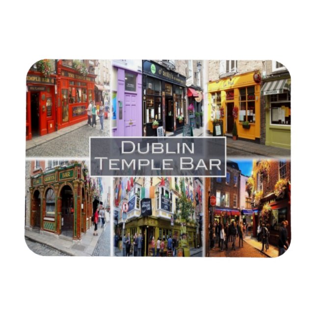 IE Ireland - Dublin - Temple Bar - Magnet (Horizontal)