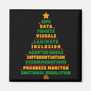 Ieps Teacher Christmas Tree Special Education Sped Magnet